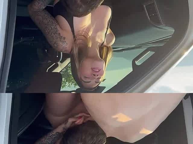 Sara Blond hot outdoor sex