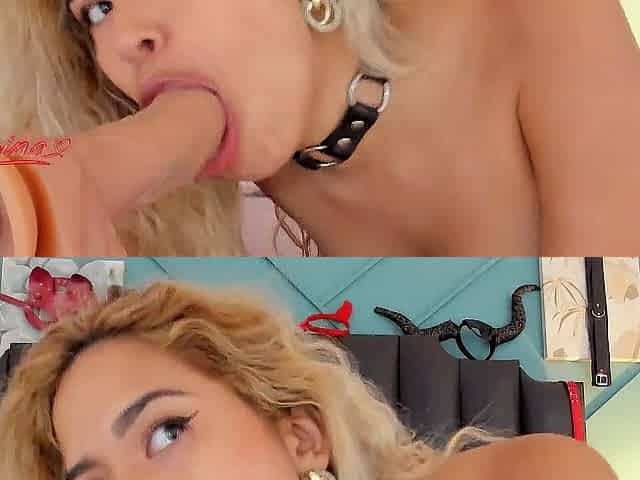 The Machine Screwing My Vagina and a Squirt for Your Throat