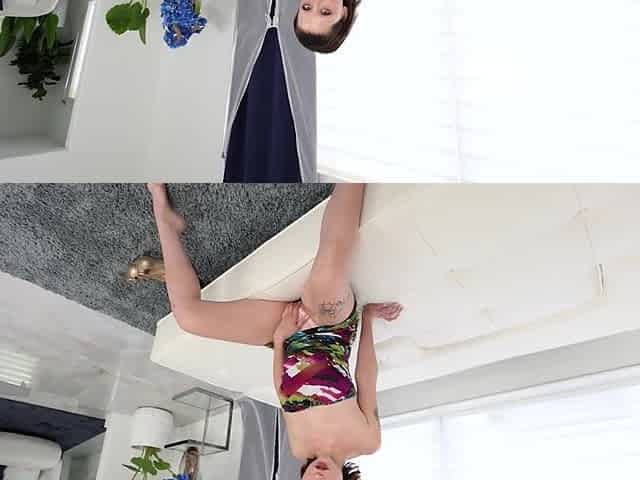 The casting of a young and exotic model