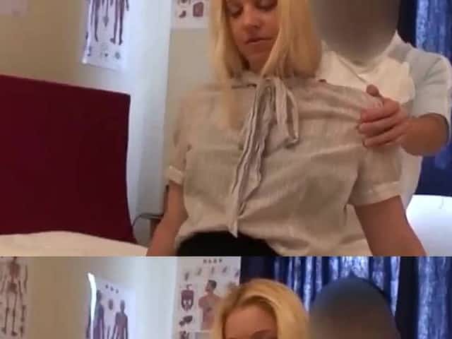 Massage Sex Scene with Amateur Blondie