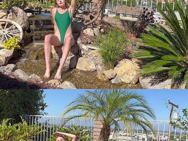 Larena Poses Nude in the Sun