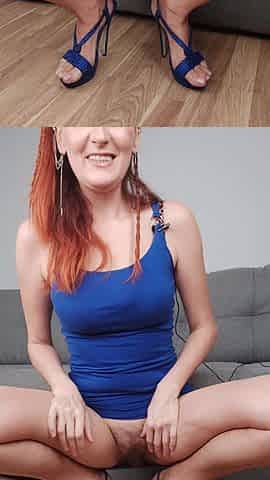 Depraved MILF Rides a Big Dildo and Gets Pleasure, Because Your Little Dick Didn't Satisfy Her Haha
