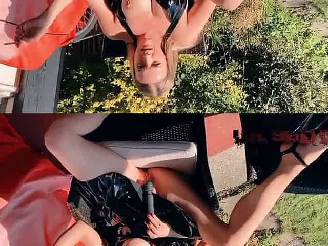 Big tits blonde smoking sex