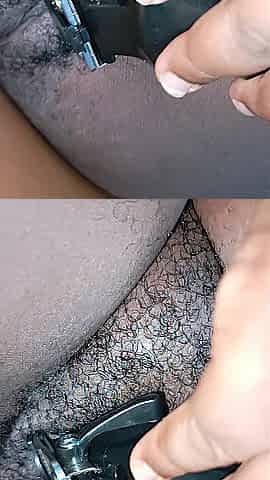 watching me touching my large vagina lips solo masturbate