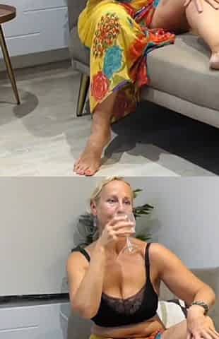 Amateur Blonde Mature Wife Enjoys Sex