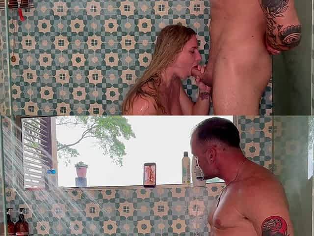 Bg Shower Sex and Facial