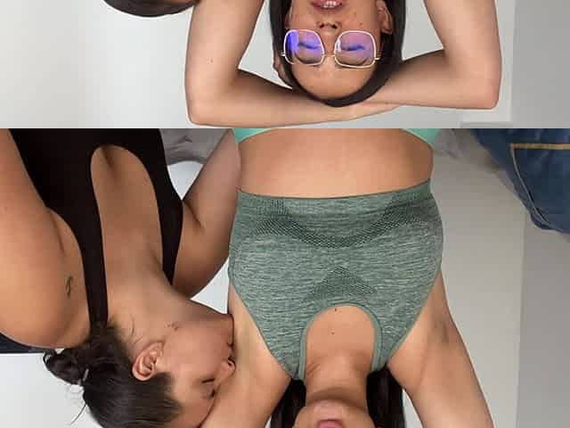 Tasting Zoe's Sweet Armpits and Sharing the Flavor with Her