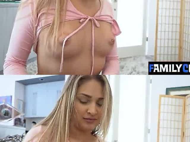 Weeks of Flirting Fail So Sexually excited Stepsis Resorts to Twerking on Her Stepbro to Make Him Notice