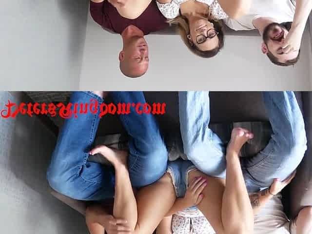 Hotwife shared during football game