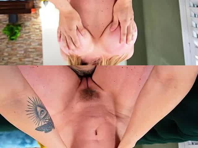 Big assed busty tit fuck and blowjob