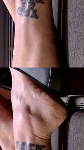 Ankle Cross Ballet Flats Dip Dangle Play