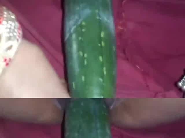 In the absence of spouse, that babe used cucumber instead of land, full xxx porn hd mms