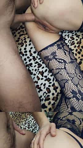 Incredible Anal with a Model in Stockings and Heels