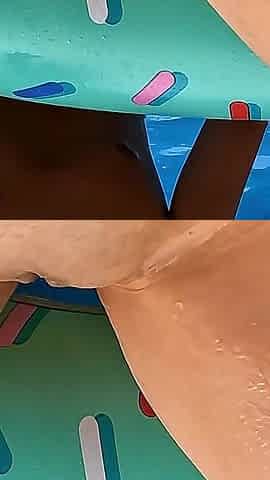 Italian Couple Exchanging Foreplay in the Pool in Front of Neighbors