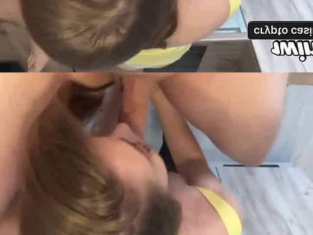 Sultry stepmom in mini dress tempts stepson with killer assets - super hot XXX porn!