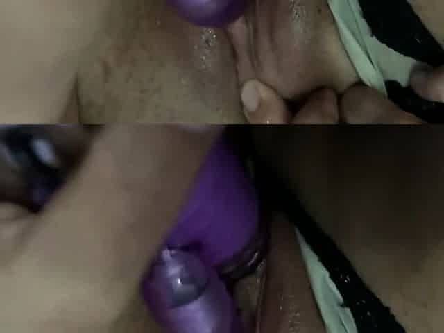 Sexy Latina Stepsister Plays with Her Vibrator Alone