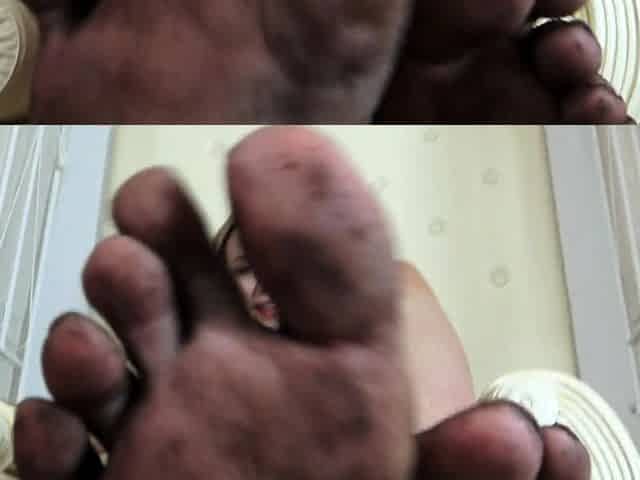 dirty feet