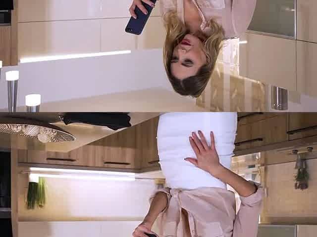 Blonde Venera Maxima Serves Him A Footjob For An Anal Fuck