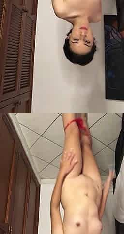 MY HORNY NEIGHBOR MAKES A HOT VIDEO HIDDEN FROM HER HUSBAND