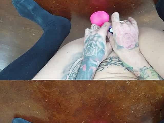 Riding a Dildo