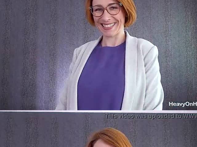 Ginger Nympho Julie Holly Gets Facialled