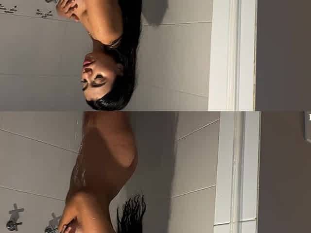 This babe wanted me to see her shower But I just wanted to screw her booty - Camila Smith