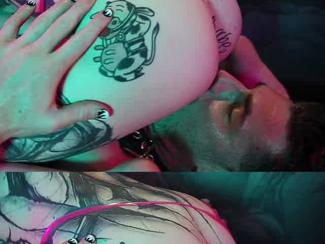 Latex Facesitting Threesome with Nova & King Kruger