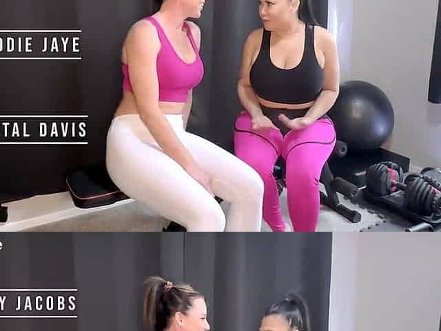 Bottomless Workout W/ 2 Lascivious MILFs