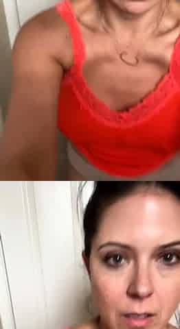 Amateur striptease and Solo masturbation