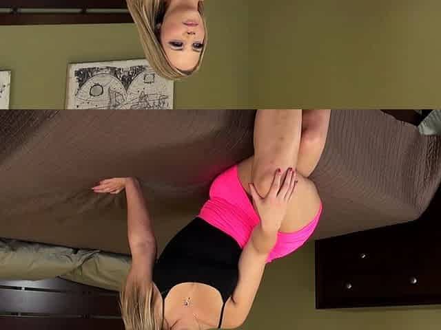 Blonde teen Sierras first erotic masturbation video