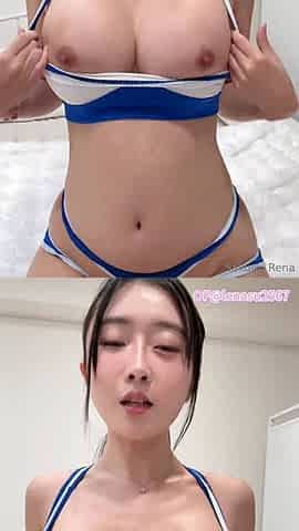 cute big tits asian teen masturbation
