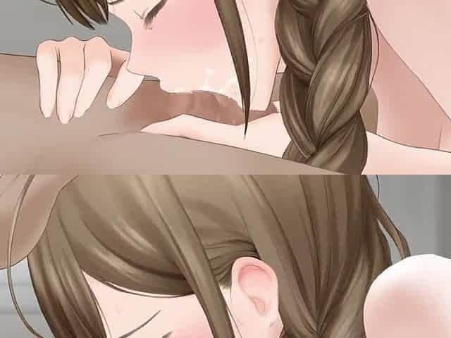 that babe lets him cum in her throat