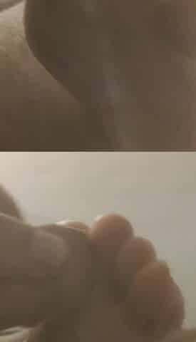 Friend Allowed Me to Fuck Her Feet While She's Playing