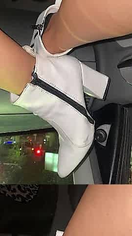 perspired and swollen feet after a recital