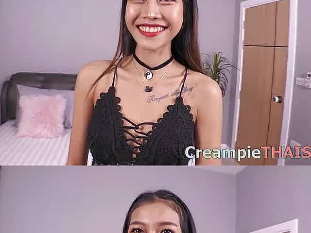 Stranger Cums Inside Thai Teen Cutie's Cunt