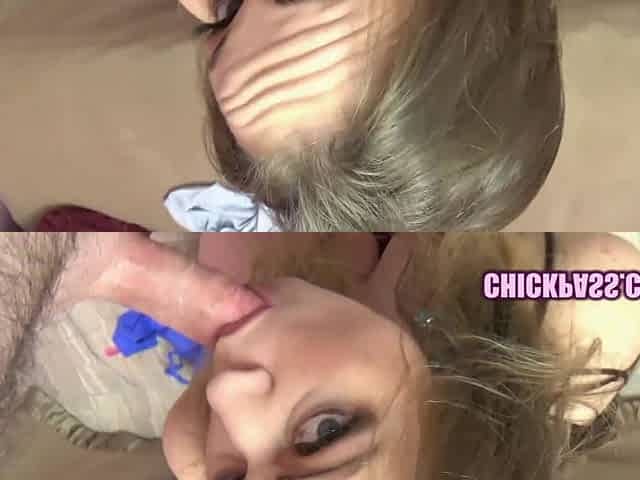 ChickPass - Plump housewife Chasity Vaughn swallows a stiff cock