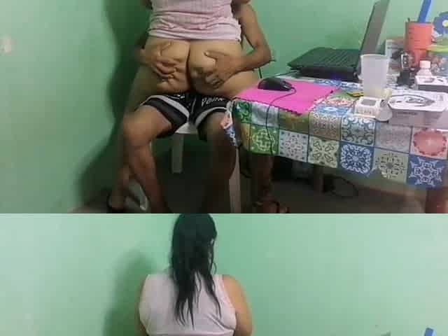 My Perverted Stepsister Is Looking for Me Because She Is Thirsty for My Big Cock and I Left Her Buttocks Full of Milk