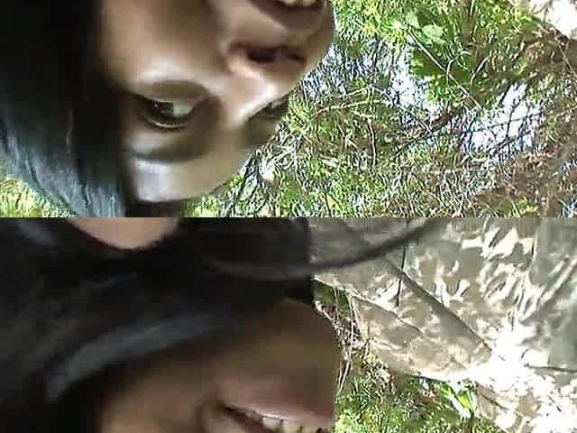 ebony beauty likes white knob