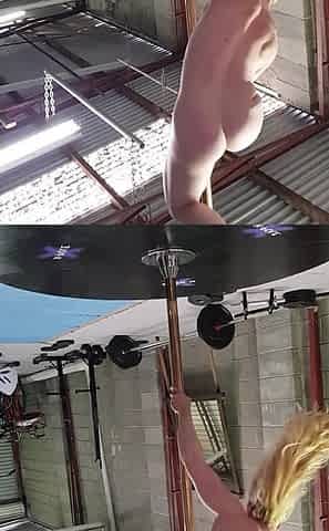 Super Sexy Pole Dance, at One Point I'm Thrusting Against the Floor and You Can Hear a Tapping Sound, That's My Clit Piercing