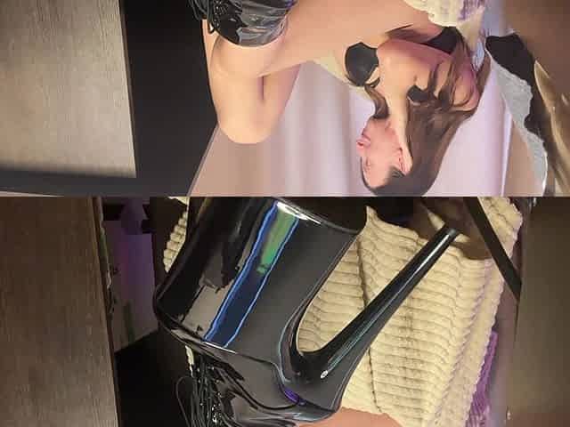 Pathetic Latex Boot Loser