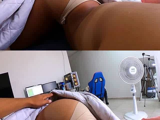 I wake up horny and my girlfriend helps me