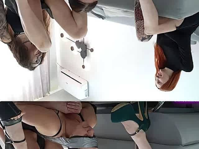 Domination For Fun Leona And Sheila Taped Bitch Craves Her
