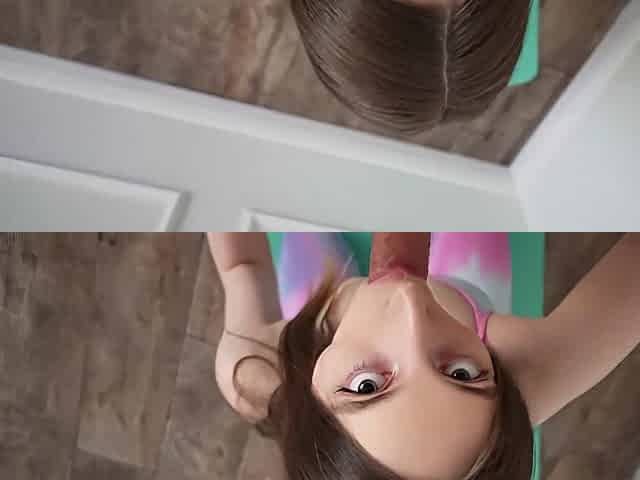 Busty Fitness Teen Fucked After Workout