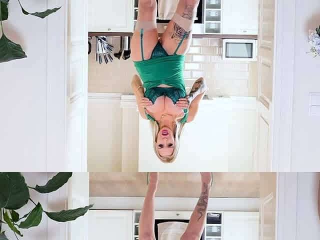 Blonde Bombshell Tania Amazon's Sensual Solo Play