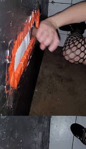 Wife at the gloryhole