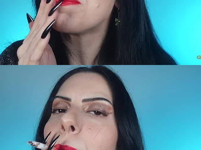 Watch Me Smoking and Worship My Face 6 - Ugly but Hot Lipstick