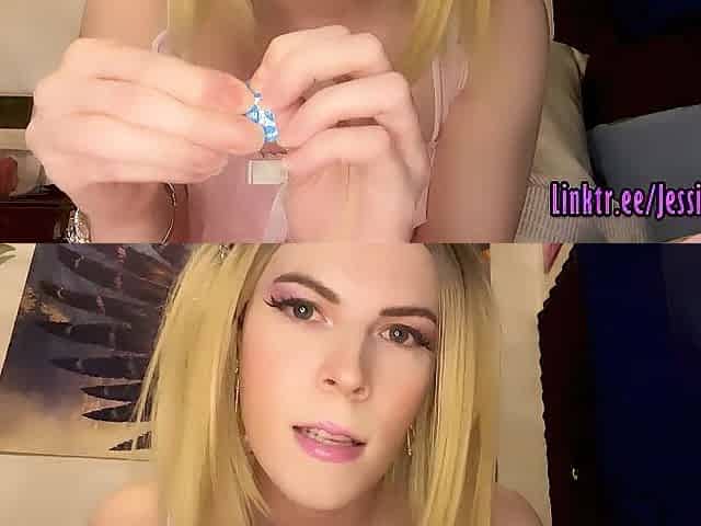 Chastity Doxy Anal Orgasms Into Cum drum - Jessica Bloom Sissy Milkshake