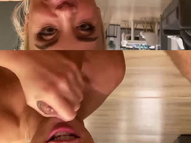 Busty Blonde MILF Gets Anal POV Treatment