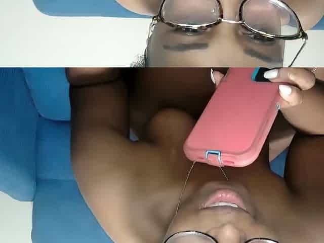 Hot Black Maid Does Some Webcam Black and Ebony