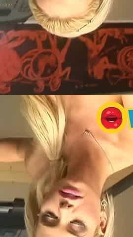Naughty blonde with big tits loves anal and pussy play